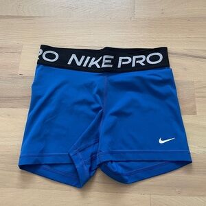Nike Women’s Royal Blue Pro 3” Shorts